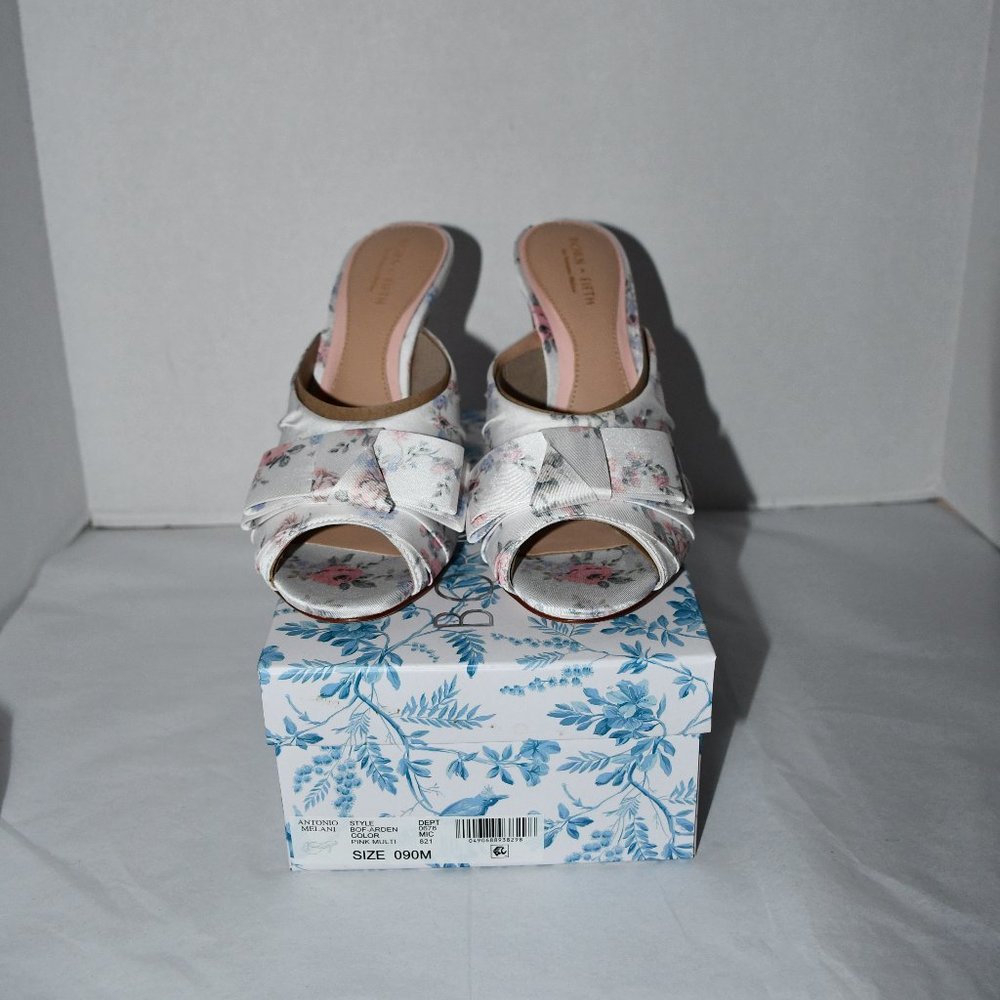 Antonio Melani Born on Fifth Arden Floral Bow Pink Multi Sandals Size: 9 #BOF-Ar